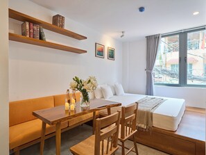 Basic Apartment, Balcony, City View | 1 bedroom, iron/ironing board, free WiFi - Nesta Boutique Apartment - Saigon (Ho Chi Minh City)