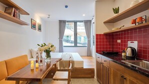 Basic Apartment, Balcony, City View | 1 bedroom, iron/ironing board, free WiFi - Nesta Boutique Apartment - Saigon (Ho Chi Minh City)