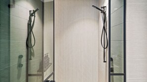 Shower, hair dryer