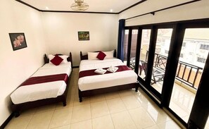 Family Single Room, 2 Bedrooms, City View | Laptop workspace, free WiFi