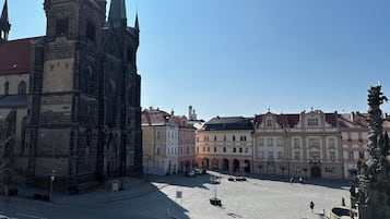 Vue depuis lâhĂ©bergement