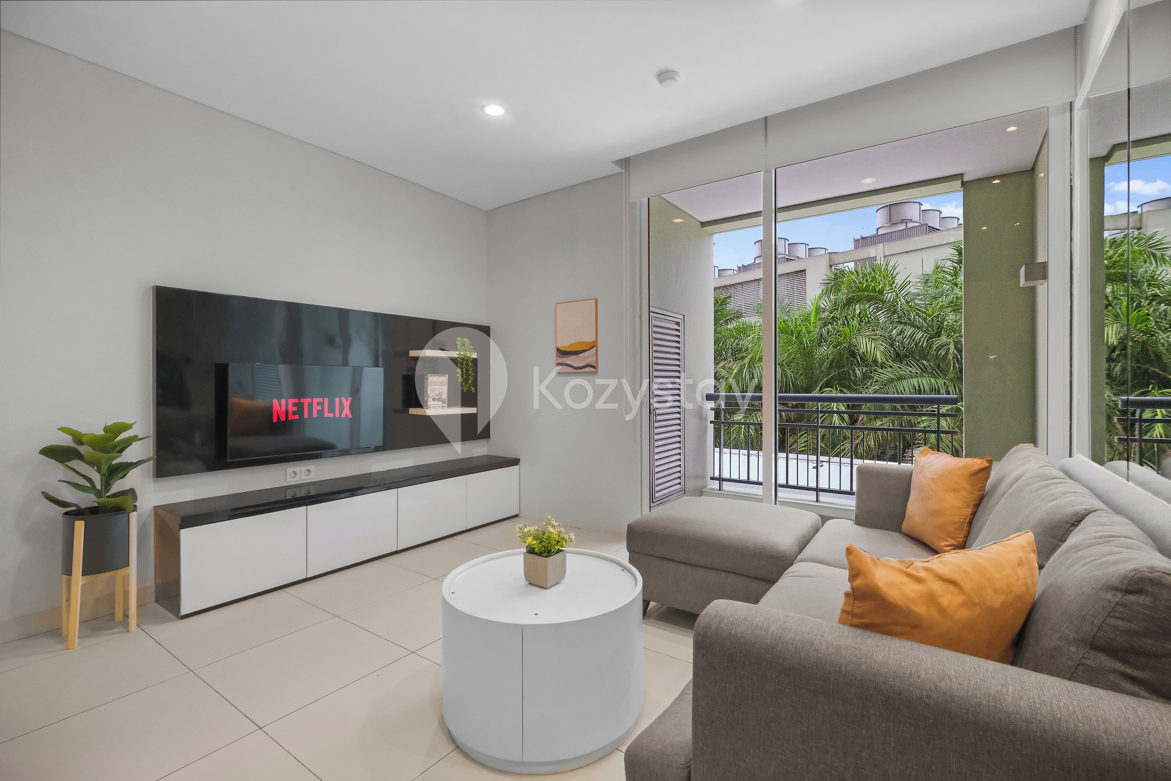 公寓, 2 間臥室 | 客廳 | 平面電視