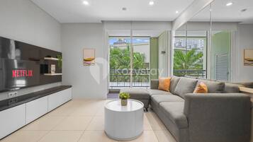 Apartment, 2 Bedrooms | Living area | Flat-screen TV