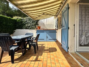 Outdoor dining - Charming house in La Palmyre - 6 people - Parking (La Palmyre)