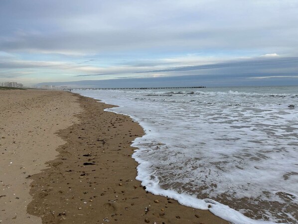 On the beach
