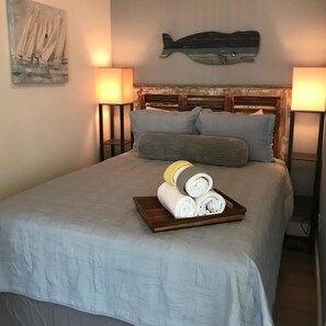 Exclusive Studio, 1 Queen Bed, Non Smoking, Patio | Individually decorated, individually furnished, free WiFi, bed sheets - GIPH Whales Tale (Galveston)