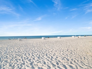 On the beach