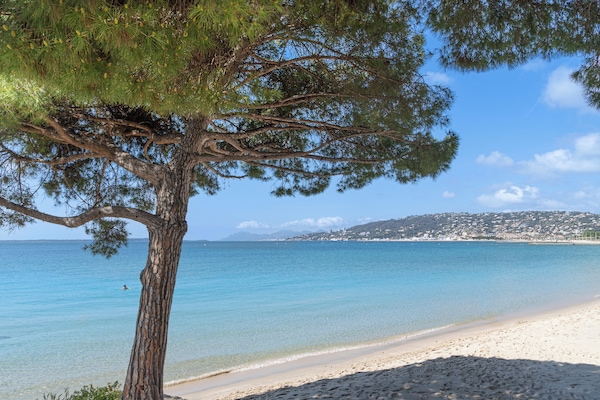 Beach nearby, white sand