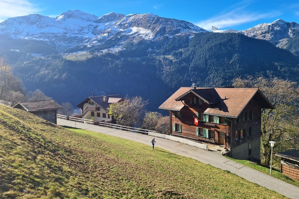 Chalet Talblick in spring