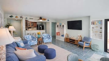 Appartement, 2 chambres | Aire de séjour