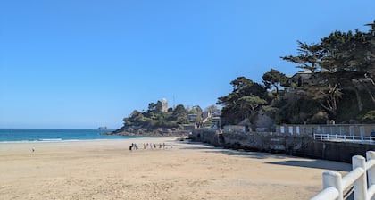 An apartment by the sea, just go down the stairs and you're on the beach!