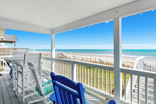 Shady Shack East a 3 BR Oceanfront Duplex with Unobstructed Ocean Views