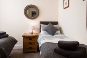 4 bedrooms, iron/ironing board, travel cot, free WiFi
