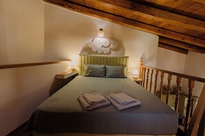 1 slaapkamer, een strijkplank/strijkijzer, wifi, beddengoed