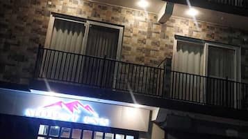 Front of property – evening/night