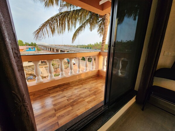 Standard Double or Twin Room, Balcony, Hill View | Terrace/patio - Sai Sharad Hotel (Pernem)