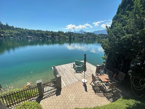 Outdoor dining - Natural idyll on the lake for rent (Villach)