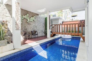 Chambre Luxe, patio, vue piscine (Two Bedroom Villa Pool View) | Vue de la chambre