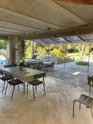 Restauration en plein air