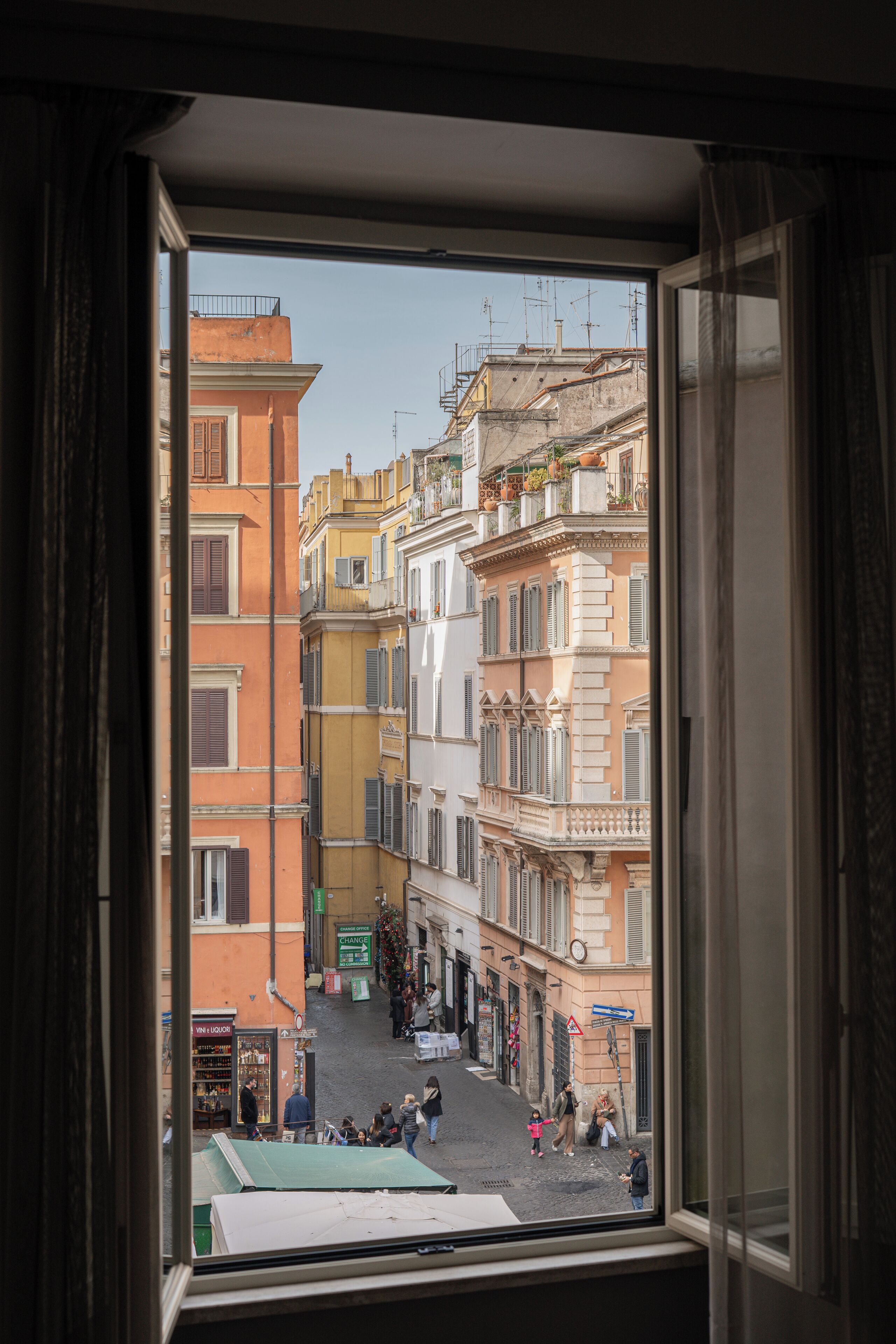 ดีลักซ์อพาร์ทเมนท์, ห้องครัวขนาดเล็ก, วิวเมือง | วิวจากห้องพัก