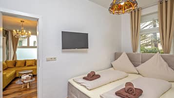 2 Schlafzimmer, Bügeleisen/Bügelbrett, kostenloses WLAN, Bettwäsche