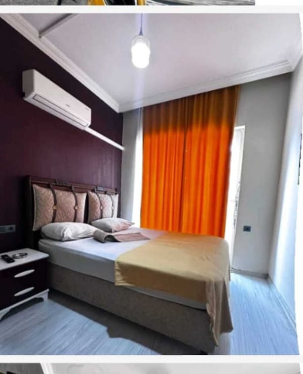 Twin kamer, balkon, uitzicht op stad | Gratis wifi