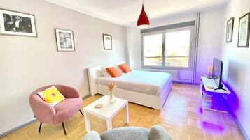 1 habitación, wifi gratis y ropa de cama