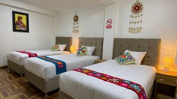 Economy Triple Room, 3 Twin Beds | Free WiFi, bed sheets