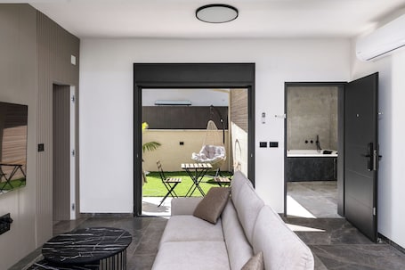 Living area. bar illan sweet