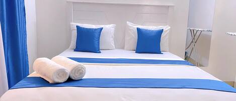 1 soverom, strykejern/-brett, wi-fi og sengetøy