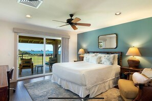 3 bedrooms, iron/ironing board, WiFi, bed sheets - Spacious Top-Floor Retreat with Unobstructed Ocean and Sunset Views (Waikoloa Village)