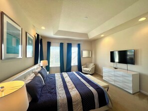 5 dormitorios, tabla de planchar con plancha, wifi y ropa de cama