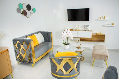 2-bedroom apartment in enjoyable Bonao with AC, WiFi