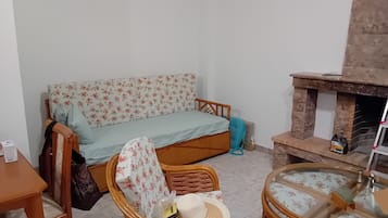 TV connectée, cheminée