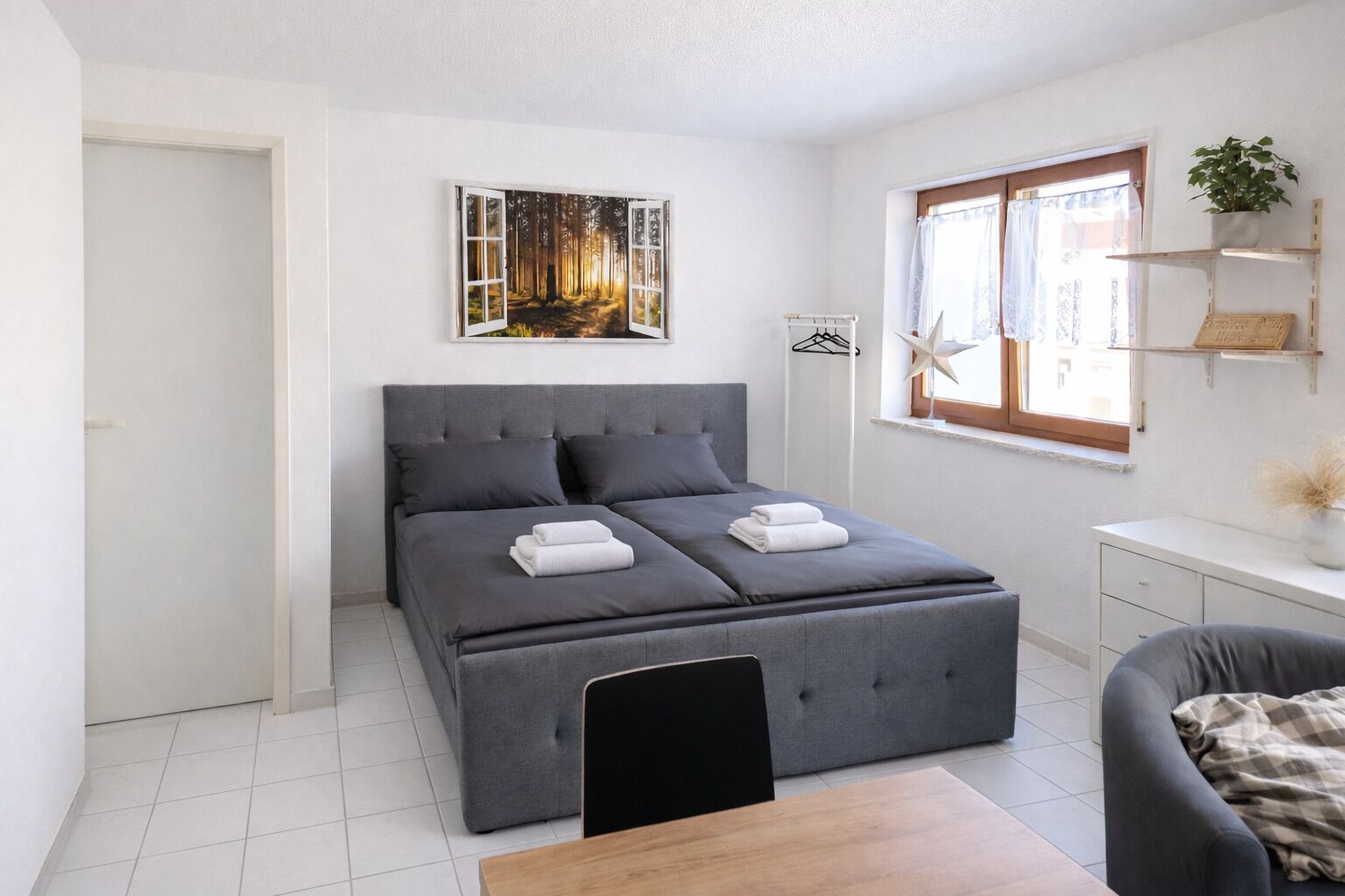 1 bedroom, WiFi, bed sheets