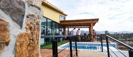 Alberca al aire libre