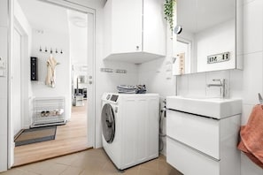 Towels, soap, toilet paper