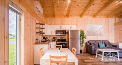 Chalet double avant vue sur la mer