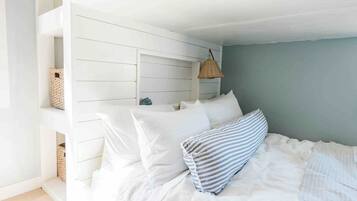 2 bedrooms, iron/ironing board, travel crib, WiFi