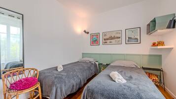 4 chambres, fer et planche Ă  repasser, Wi-Fi gratuit, draps fournis