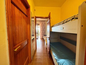 1 makuuhuone, vuodevaatteet