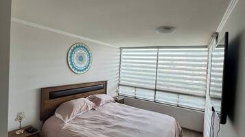 2 makuuhuonetta, vuodevaatteet