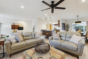 Smart-tv en een kantoor