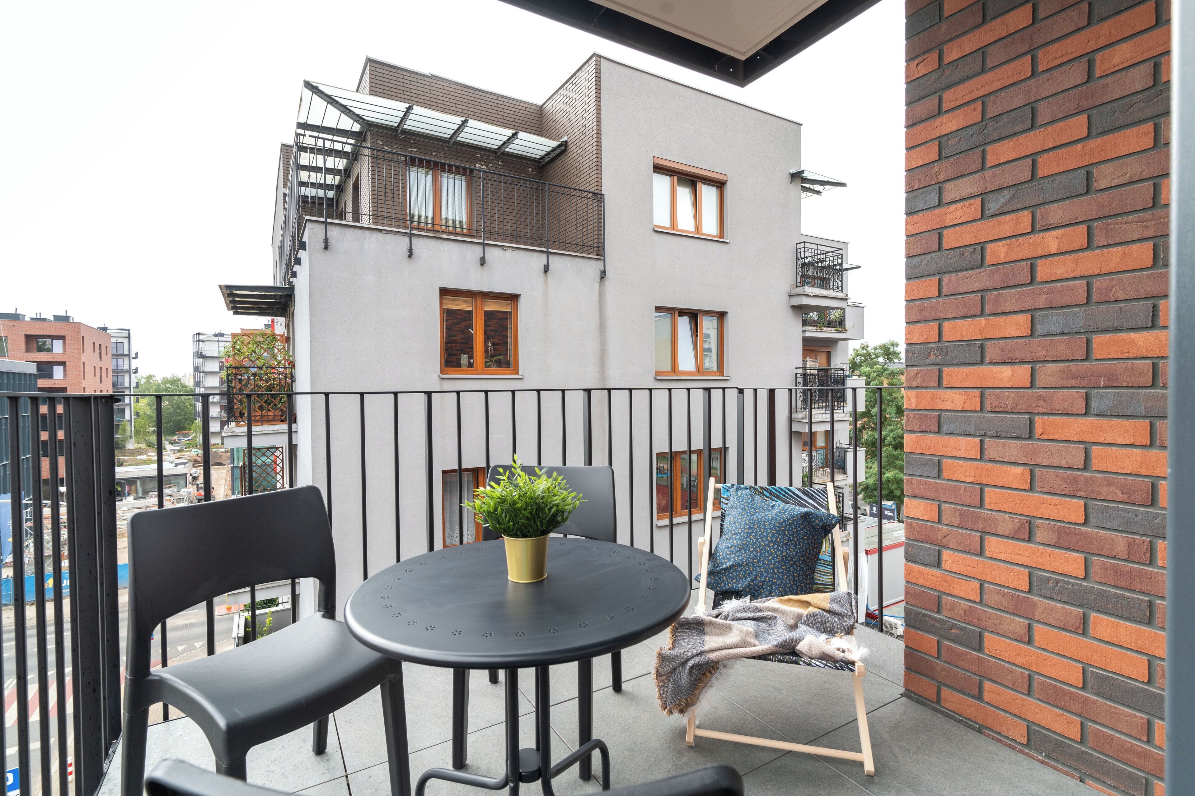 Lúxusstúdíóíbúð - 1 tvíbreitt rúm með svefnsófa - borgarsýn | Myrkratjöld/-gardínur, straujárn/strauborð, ókeypis þráðlaus nettenging