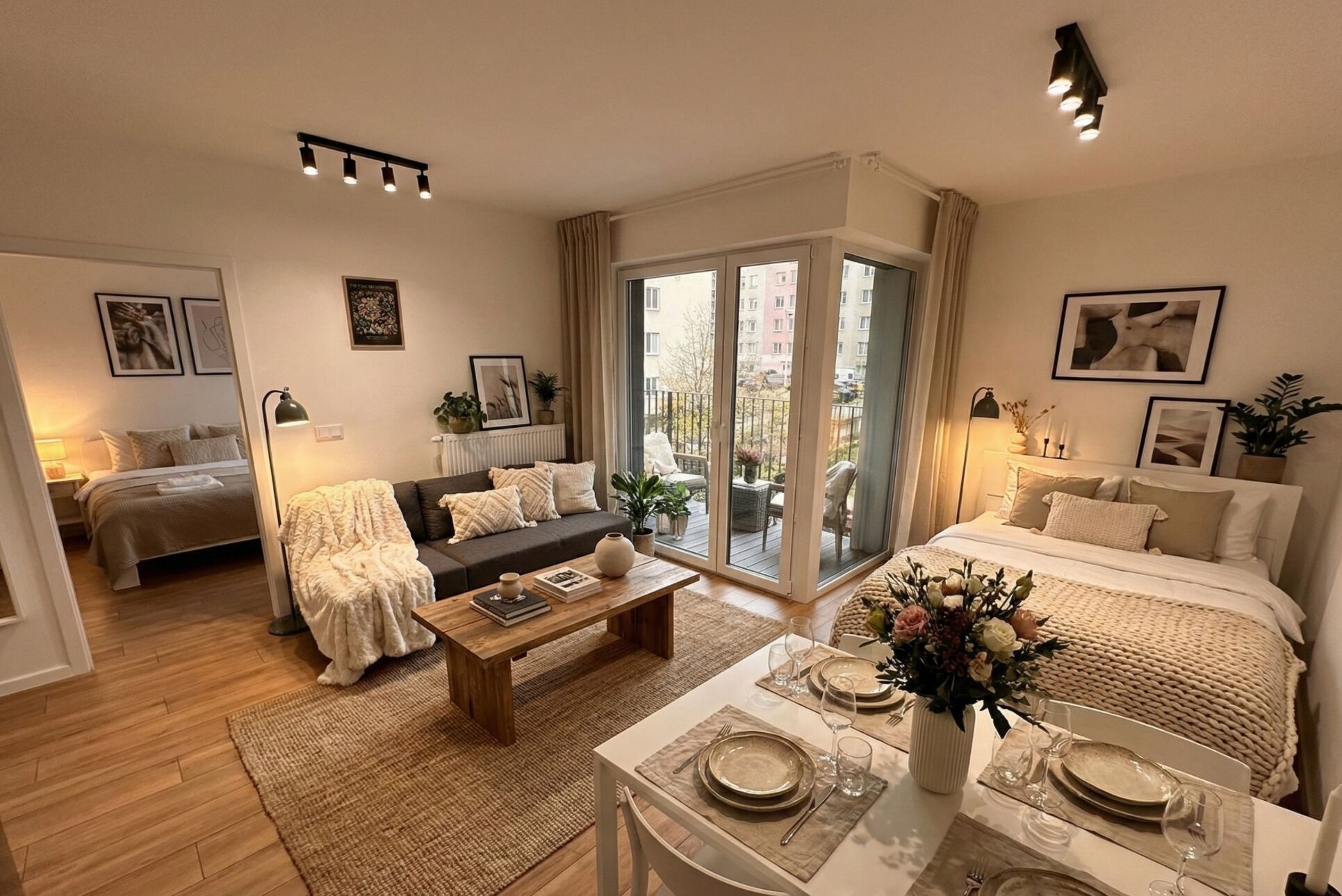 遮光窗簾/窗簾、熨斗/熨衫板、免費 Wi-Fi、床單