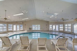 Indoor pool, outdoor pool - Water View Home in West Ocean City,  minutes to the Beach and Marinas with Pools (Ocean City)