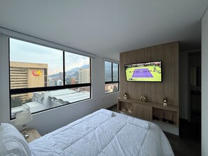 2 bedrooms, desk, iron/ironing board, WiFi