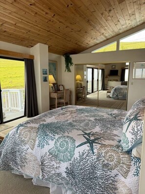 1 bedroom, desk, iron/ironing board, travel cot