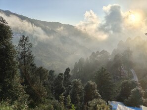 View from property - Himwanderer Camps and Cottages Pangot (Ghuggu Kham, Nainital)