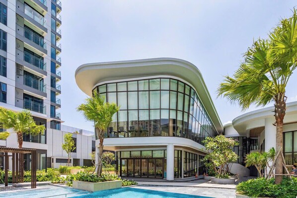 Façade de l’hébergement